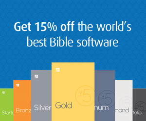 Save 15% on Logos Bible Software